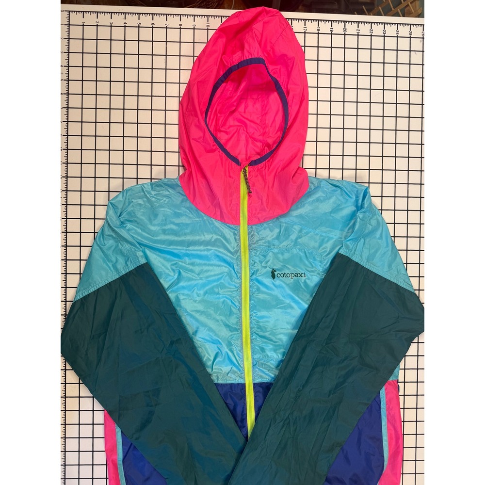 Cotopaxi Teca Full Zip Windbreaker Women XL Men L Colorblock Packable